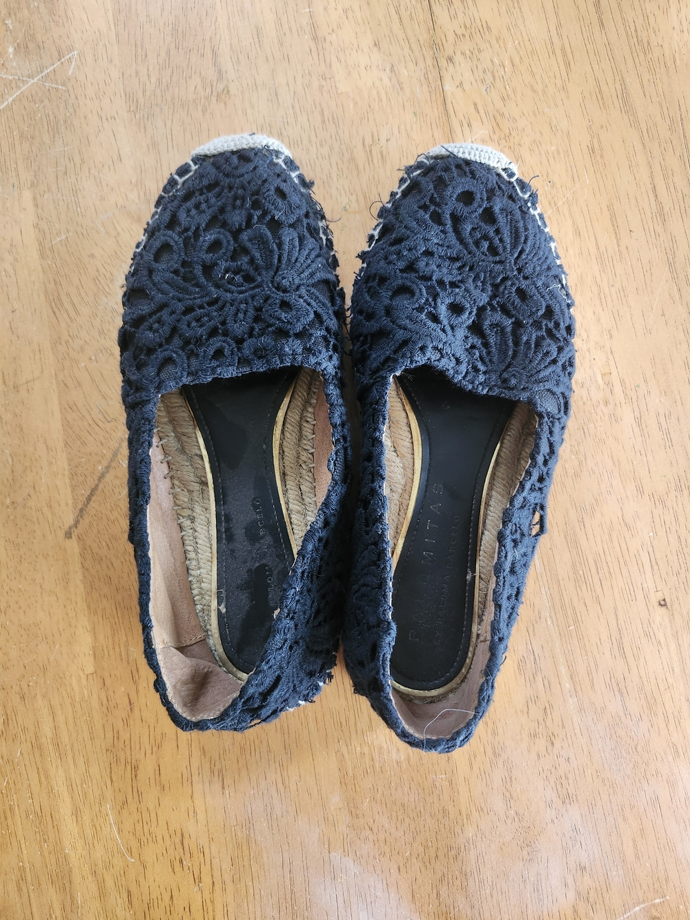 Palomitas by Paloma Barceló Black Woven Mesh Flats | EU 37 / US 7 🖤✨